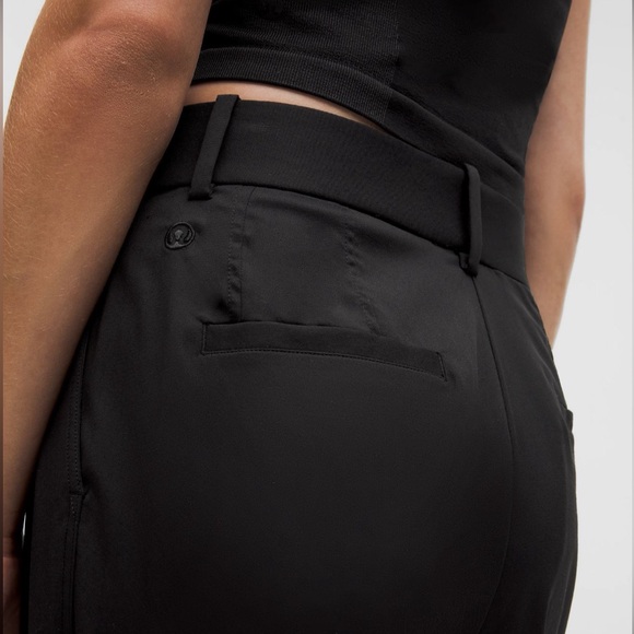 🆕 LULULEMON Pleat-Front High-Rise Trouser Black NWT Size 8 - Picture 5 of 16